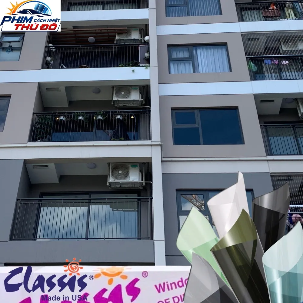 Phim cách nhiệt Classis Black Pearl 10: Tấm khiên chống chói cực đại và bảo vệ không gian riêng tư gần như tuyệt đối