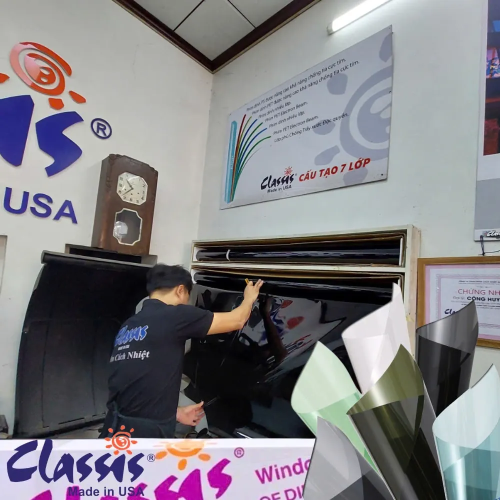 Phim Cách Nhiệt Classis Gói Super Film Dùng Cho Xe Toyota Camry – Đẳng Cấp Chống Nóng & Riêng Tư Cho Sedan Doanh Nhân