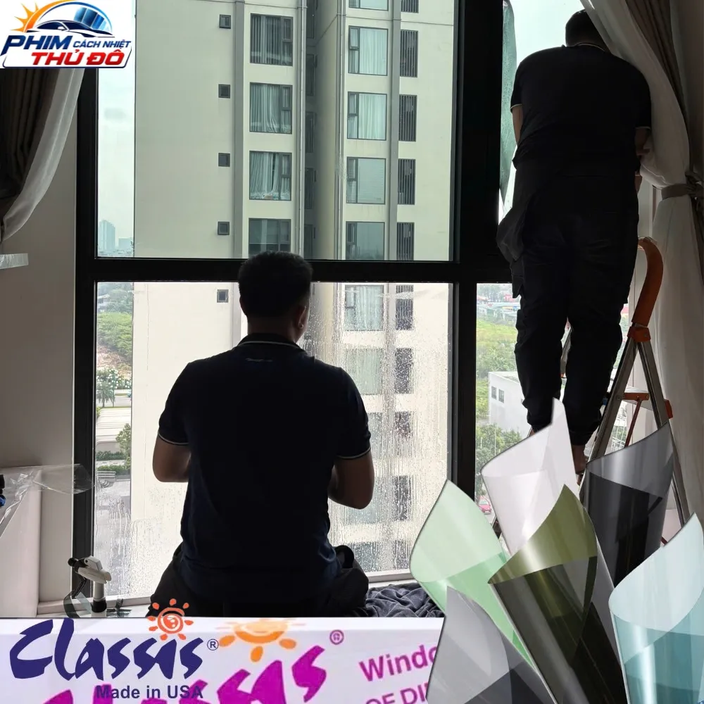 Phim cách nhiệt Classis Spectra 20: Giải pháp hạ nhiệt toàn diện cho vách kính nhà hướng Tây