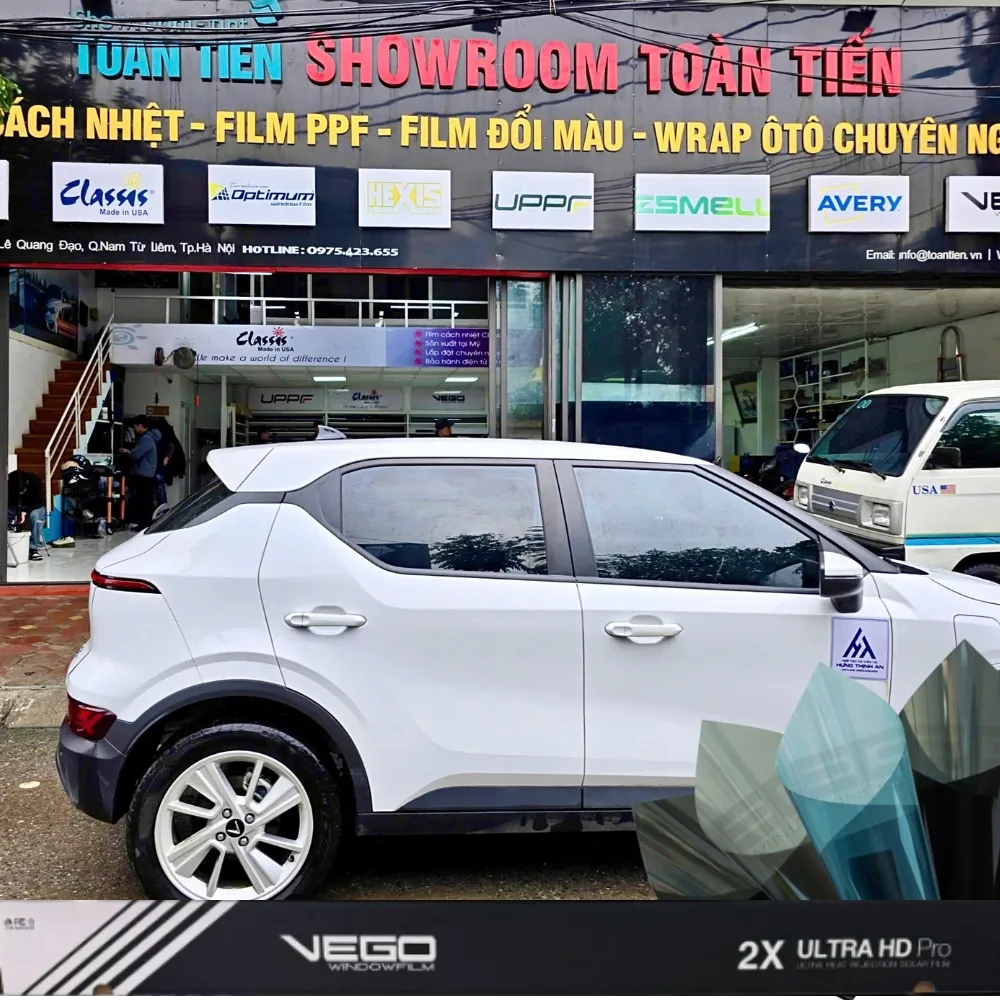 Phim cách nhiệt Vego cho VinFast VF 5 Plus: Giải pháp chống nóng toàn diện và tối ưu pin cho A-SUV điện đô thị