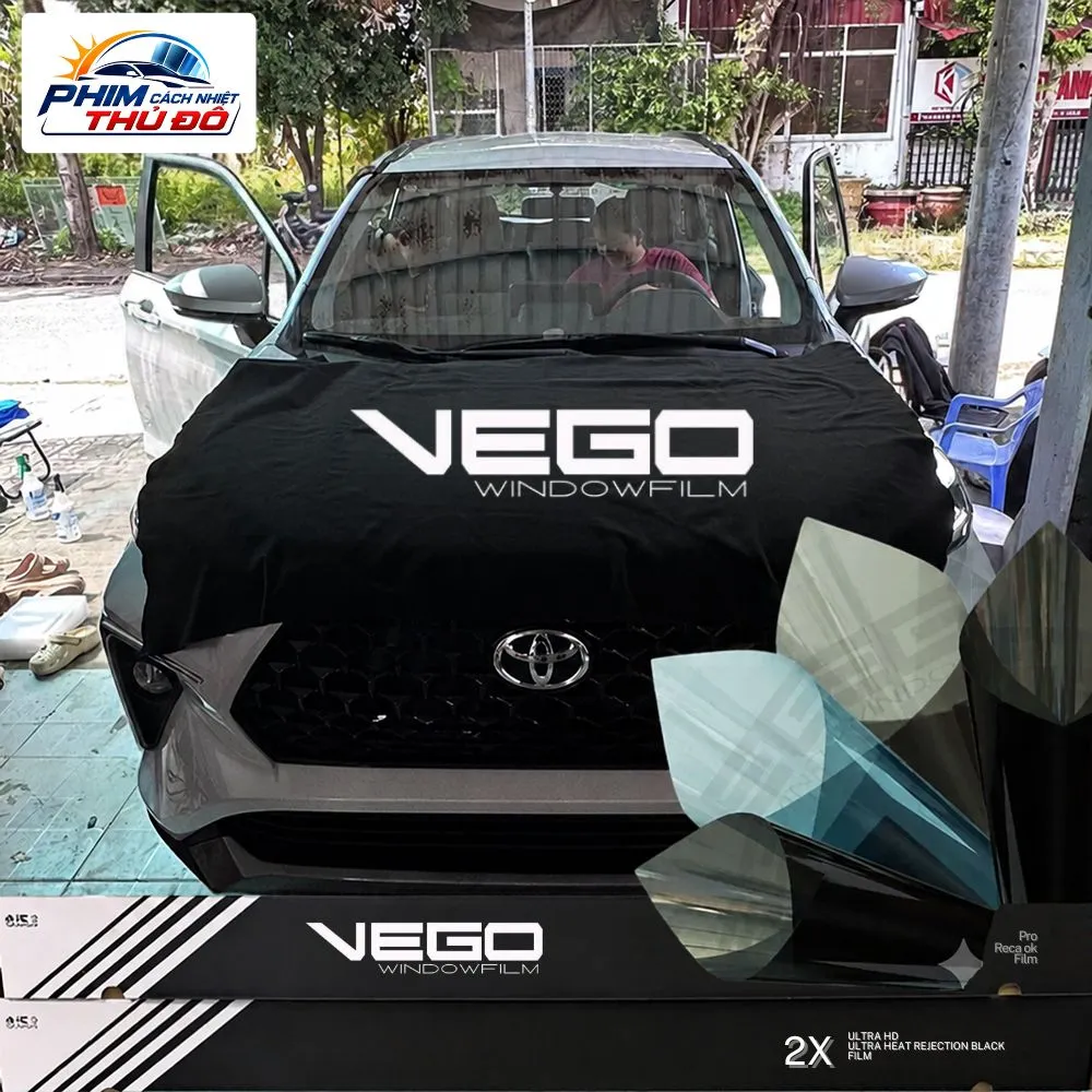 Dán Phim Cách Nhiệt Vego Gói VIP Tận Nhà Cho Bác Chủ Xe Veloz