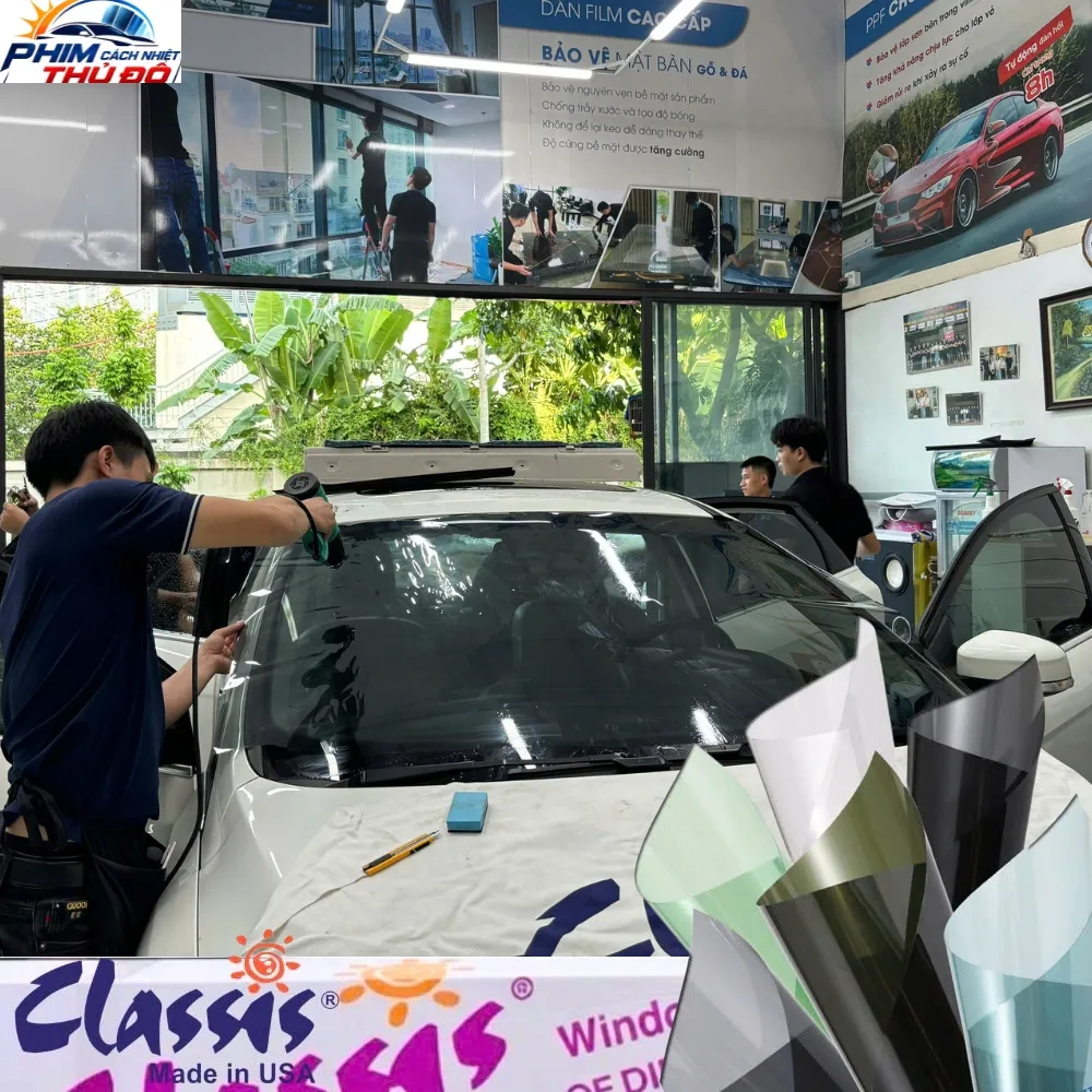 Dán Phim Cách Nhiệt Classis Gói Super Film Cho Xe Ford Mustang Mach-E Premium AWD – Kính lái mã Spectra35 - Kính sườn và hậu mã Black20, Black10