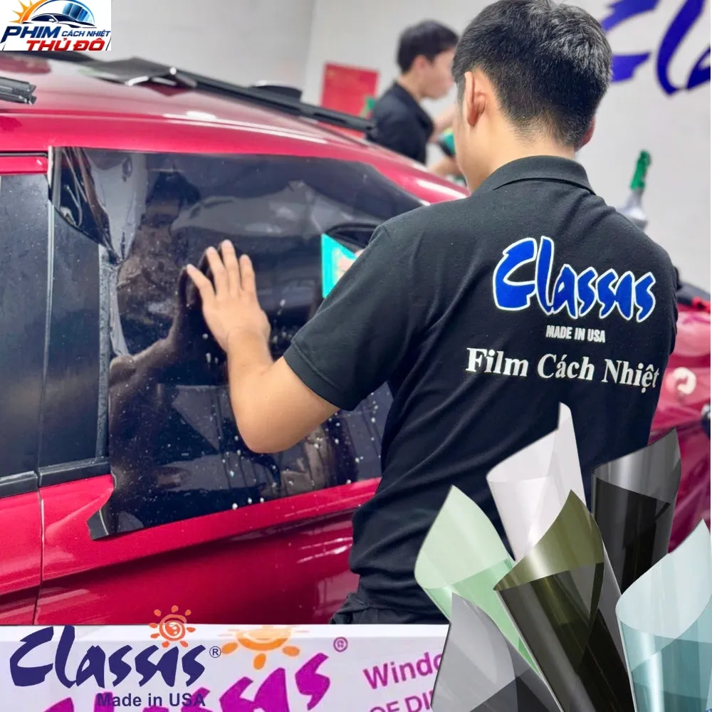 Dán Phim Cách Nhiệt Classis Gói Super Film Cho Xe Hyundai Accent – Kính lái mã Spectra35 - Kính sườn và hậu mã Black20, Black10