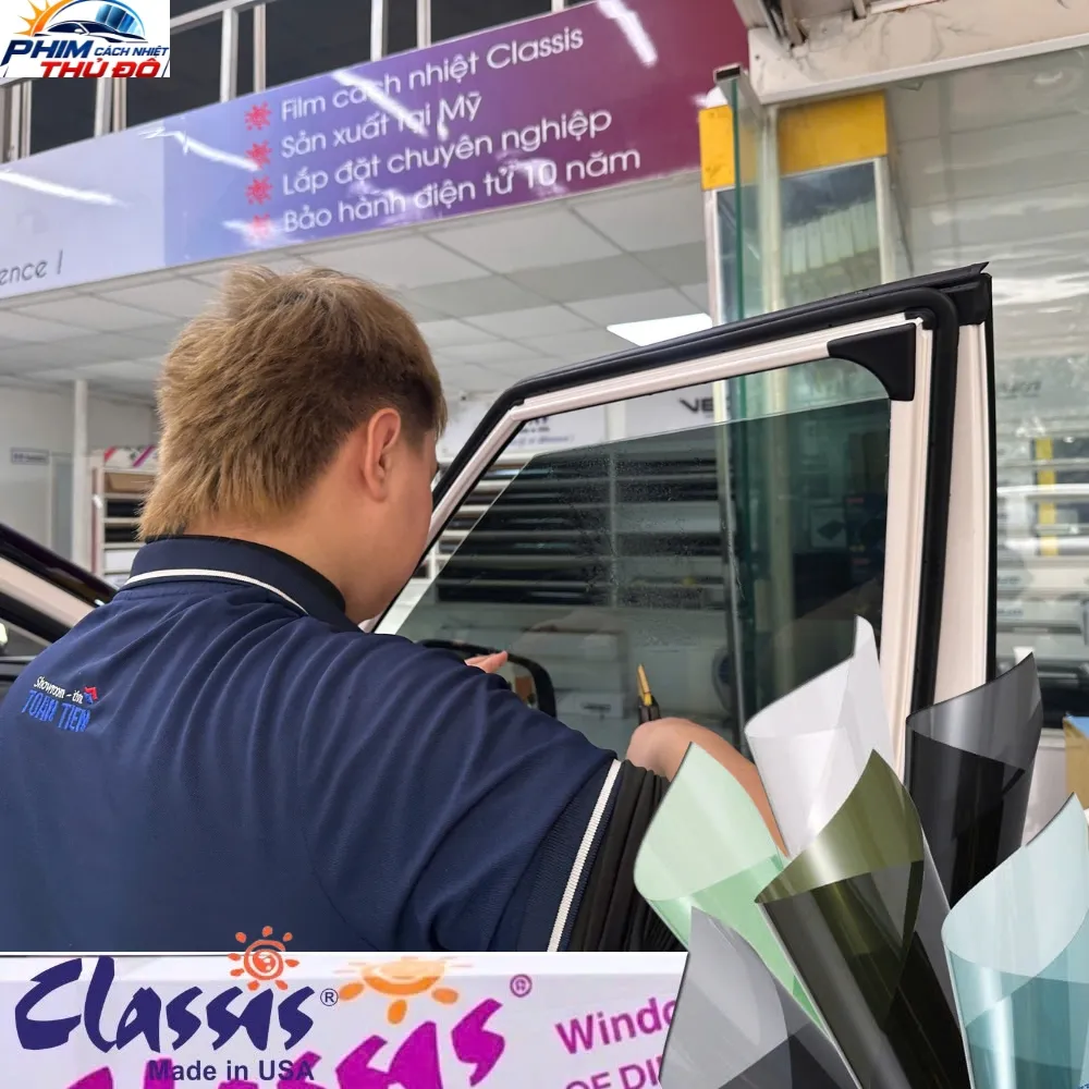 Dán Phim Cách Nhiệt Classis Gói Super Film Cho Xe Hyundai Palisade – Kính lái mã Spectra35 - Kính sườn và hậu mã Black20, Black10