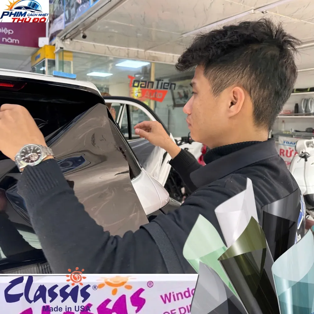 Dán Phim Cách Nhiệt Classis Gói Super Film Cho Xe Hyundai Venue – Kính lái mã Spectra35 - Kính sườn và hậu mã Black20, Black10