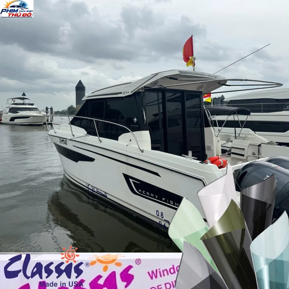 DÁN PHIM CÁCH NHIỆT CHO DU THUYỀN: CẤU HÌNH SPECTRA 50 & SUPREME 05 CHỐNG NẮNG, KHÁNG ĂN MÒN BIỂN VƯỢT TRỘI