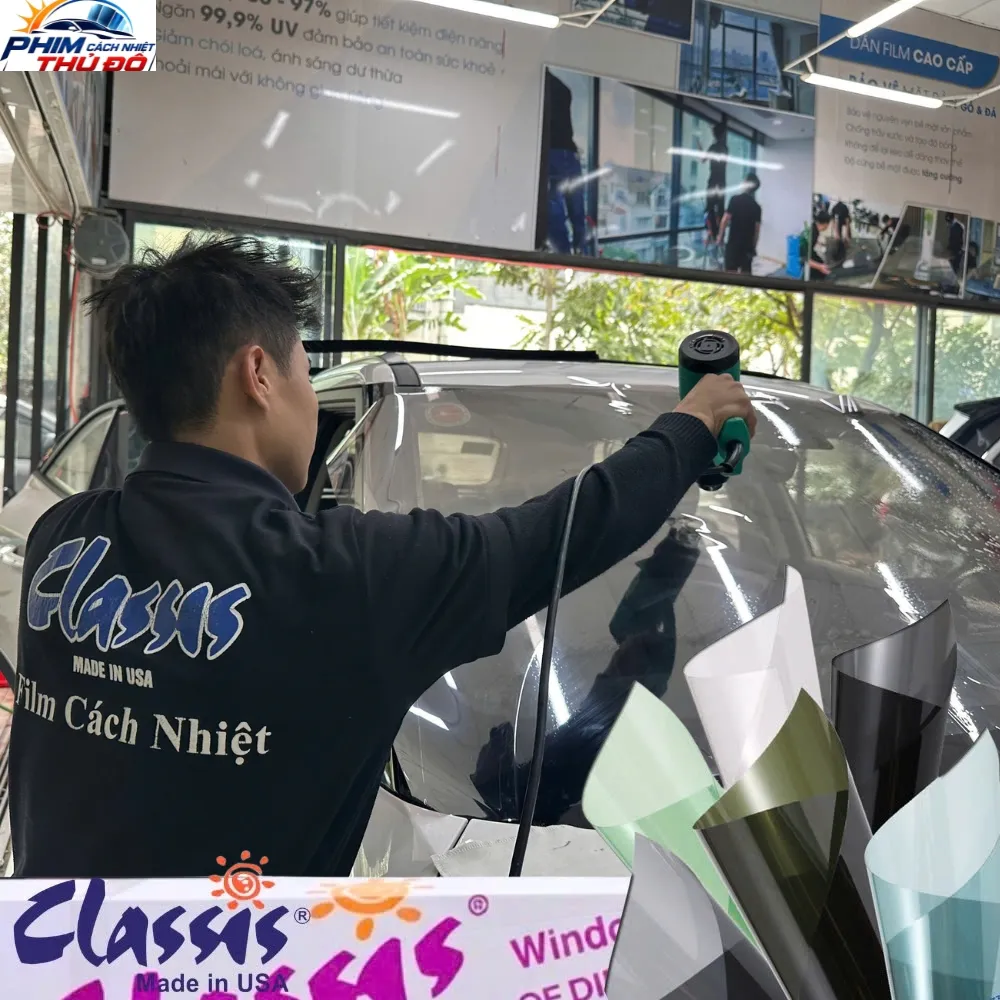 Dán Phim Cách Nhiệt Classis Gói Super Film Cho Xe Hyundai Creta – Kính lái mã Spectra35 - Kính sườn và hậu mã Black20, Black10