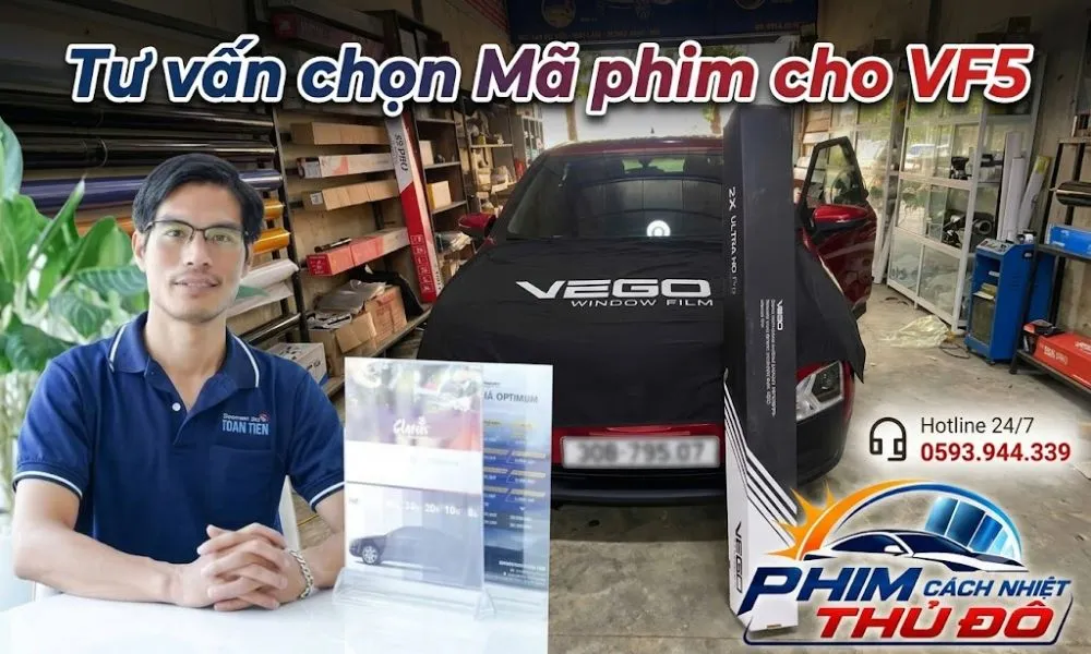 Một Chiếc VF5, Ba Mã Phim – Vì Sao Không Dán Cùng Một Loại? | Phim cách nhiệt thủ đô - Showroom Toàn Tiến