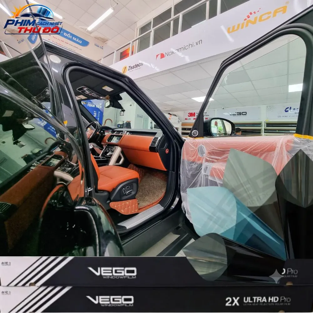 Dán phim cách nhiệt Vego Malaysia cho BYD M6 (Gói VIP: Kính lái Top 70 Pro + Kính sườn & Hậu Top 20 Pro)