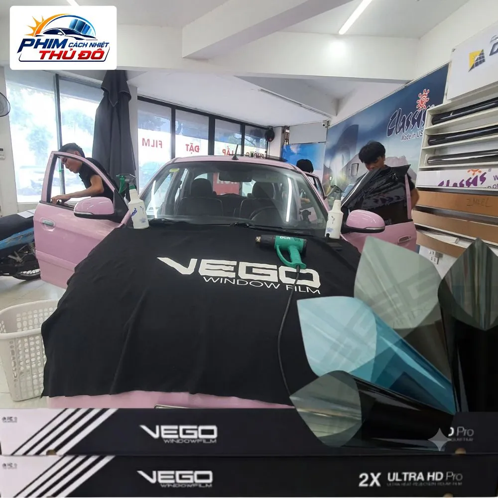 Dán phim cách nhiệt Vego Malaysia cho Hyundai Elantra (Gói VIP: Kính lái Top 70 Pro + Kính sườn & Hậu Top 20 Pro)