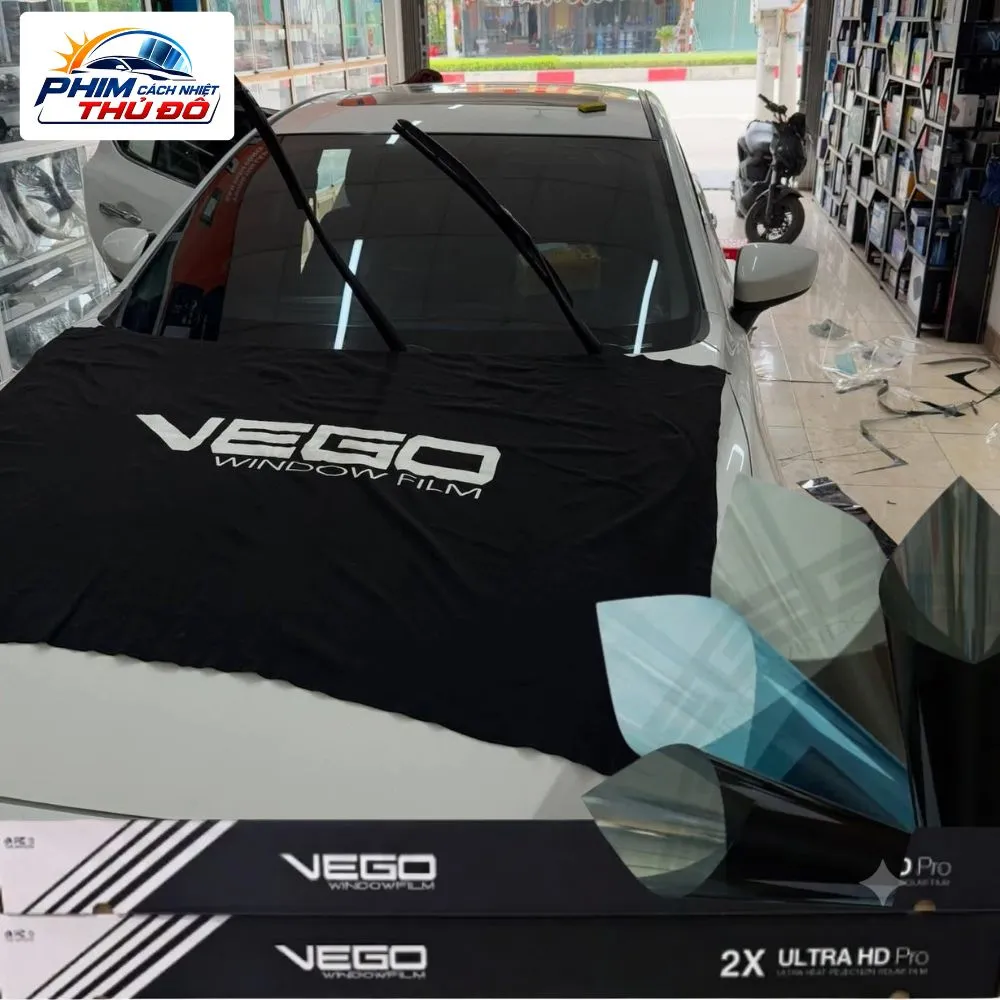 Dán phim cách nhiệt Vego Malaysia cho Hyundai Grand i10 (Gói VIP: Kính lái Top 70 Pro + Kính sườn & Hậu Top 20 Pro)